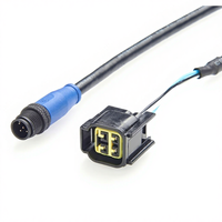 NMEA2000 Câble d'interface pour moteur Yamaha Connecteur de données à 4 broches FW-C-4F-B pour 2006 et plus récent Remplacer le moteur de bateau hors-bord 0120-37