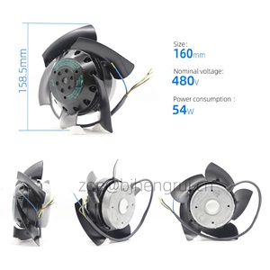 Ebmpapst M2D068-BF M2D068-CF M2D068-DF 400V AC 150/230W 1ph710 Siemens biến tần loạt trục động cơ servo trục quạt làm mát hướng trục - Product Image 2