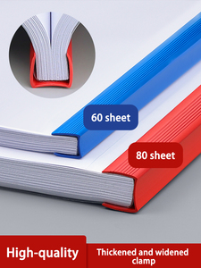 Báo cáo bao gồm với thanh trượt A4 rõ ràng thư mục tập tin cho tài liệu hiển thị Tổ Chức Văn phòng đề xuất trình bày chất kết dính - Product Image 3