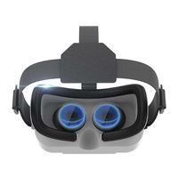 Lunettes de réalité virtuelle intelligentes 3D G12, compatibles avec les téléphones de 4,7 à 7 pouces, films HD, casque de réalité augmentée