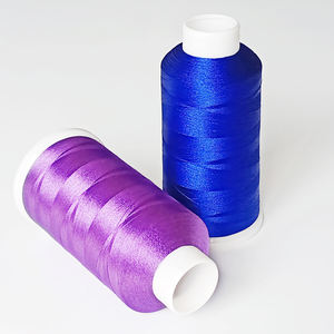ด้ายปักโพลีเอสเตอร์คุณภาพสูง 120D/2 5000 เมตร ทนทานต่อการยืดหยุ่ย สีไม่ตก - Product Image 2