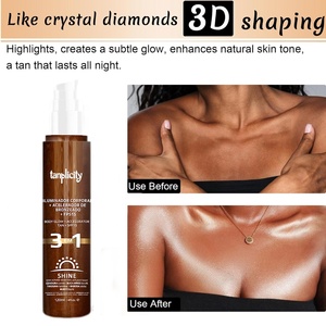 <span class=keywords><strong>Huile</strong></span> Corporelle Scintillante Bio Naturelle dorée, Bronzante et Pailletée pour un Éclat Scintillant - Product Image 3