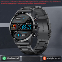 Reloj Inteligente con Monitor de Ritmo Cardíaco, Sueño y Estrés, Deportivo, IP68, Contesta Llamadas, Alarma, Pantalla AMOLED, Android