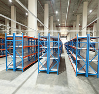 Étagère de rangement verticale sans boulons à trous papillon, sans outil, pour charges lourdes, en acier réglable, pour entrepôt et stockage de marchandises en vrac
