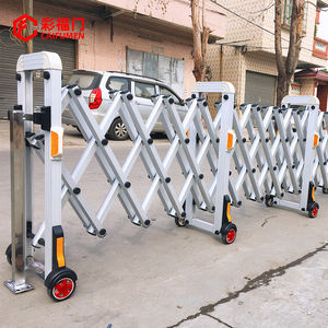 Buona qualità in lega di alluminio barriere telescopiche cancello Push-Pull divisorio Guardrail formato personalizzato uso del traffico esterno - Product Image 1