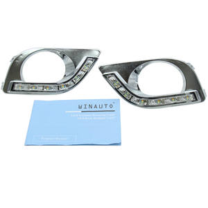 Feu avant étanche led pour voiture, anti-brouillard, drl, éclairage jaune et <span class=keywords><strong>bleu</strong></span>, pour <span class=keywords><strong>Nissan</strong></span> soleil ou psa ou atio 2011 — 2013 - Product Image 3