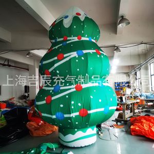 Inflatable Christmas <b>Tree</b> Model Green With Ornaments Indoor Decoration For Holiday Events Lightweight Easy Installation - Product Image 2