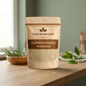 Poudre d'ashvagandha, extrait végétal, poudre de plantes à grains fins pour aliments santé et compléments alimentaires - Product Image 2