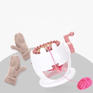 Factory Wholesale Sewing Notions Children's Gift Diy Knitting <strong>Machine</strong> 22 Needle White Rabbit Knitting Wool <strong>Machine</strong> Send <strong>Crochet</strong> - Product Image 1