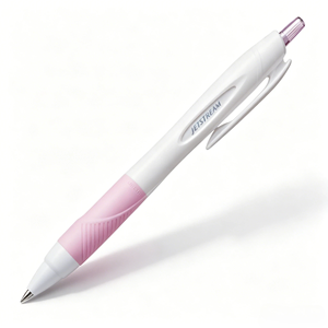Mitsubishi Uni JETSTREAM <b>Retractable</b> Ballpoint <b>Pen</b> 0.5mm White with Black Grip Plastic Body SXN-150-05 for Ages 8-13 - Product Image 2
