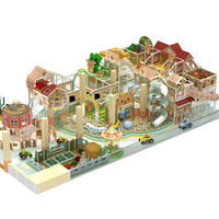Aire de jeux intérieure personnalisable pour enfants, thème macaron populaire, équipement de château gonflable de haute qualité en mousse, plastique et métal