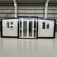 Maison conteneur pliable de 40 pieds, mobile, préfabriquée, pour habitation ou bureau, maison modulaire