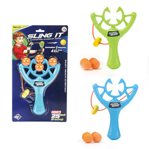 Chasse en plein air Blast Popper Tir Galet Catapult avec Safe Soft Plastic Bullets Launch Balls - Product Image 1
