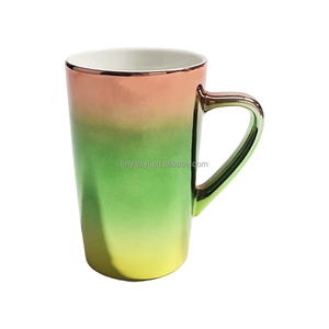 แก้วกาแฟเซรามิกขนาดใหญ่ <span class=keywords><strong>11</strong></span> ออนซ์ พิมพ์โลโก้ตามสั่ง สีรุ้ง - Product Image 5