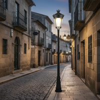 Farola Urbana Clásica FAROL FERNANDINO PALACIO, Lámpara LED para Jardín, Uso en Exteriores, Construcción de Aluminio, IP66, 30W-150W