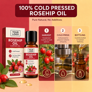 Aceite Multiusos de Rosa Mosqueta Natural para el Cuidado del Cuerpo, Rostro y Cabello, Hidrata, Repara el Cabello Seco y Suaviza la Piel Áspera - Product Image 6