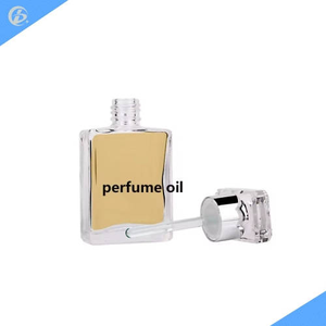 Flacon de parfum vide en verre carré portable de haute qualité de 15 ml avec bouchon à sertir facile à ouvrir pour cosmétiques - Product Image 3