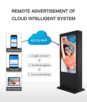 Moniteur vidéo mural LCD de taille 32, 43, 49, 55, 65, 75 ou 86 pouces, équipement de télévision professionnelle en extérieur