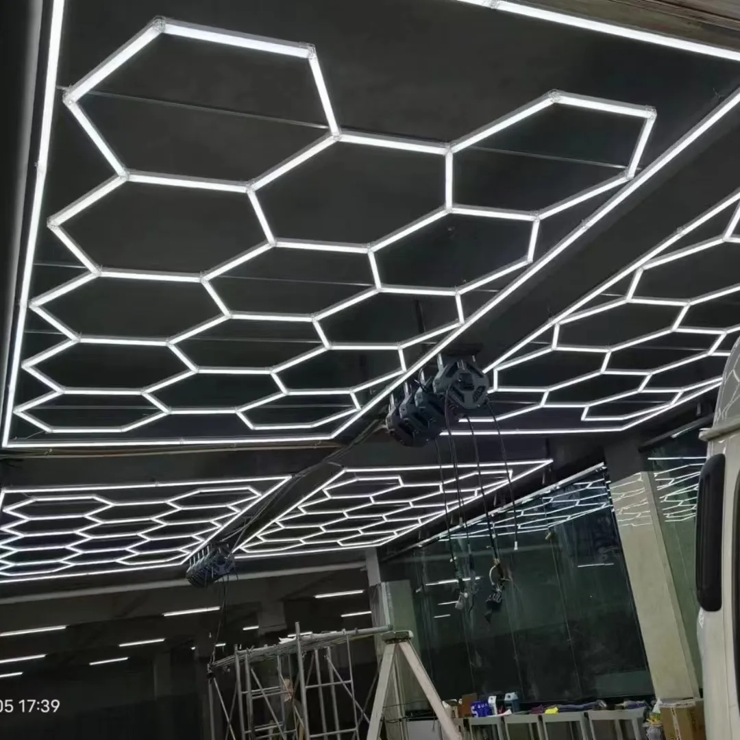 Hexagon Lichter LED batterie betrieben funktioniert mit Bluetooth