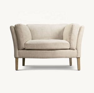 Sassanid OEM danese Design moderno <span class=keywords><strong>soggiorno</strong></span> confortante seduta Soren poltrona di lino - Product Image 1