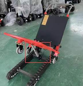 Профессиональная электрическая тележка для подъема по лестнице: ультратихая, складная конструкция с функцией перевозки грузов на гусеничном ходу - Product Image 5