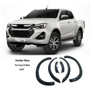 Xe bán tải xe phụ kiện ABS tiêm bùng bánh xe vòm Fender Pháo Sáng cho Isuzu Dmax 2024