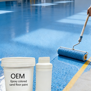 Source Factory Flooring <b>Paint</b> Price Colored Sand Epoxy Floor <b>Paint</b> for House - Product Image 5