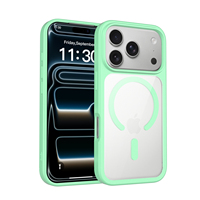 Coque de téléphone magnétique Teal Ring 18 17 Pro, fine, antichoc, souple, pour smartphone