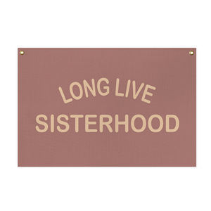 2.5*1.6 FT LONG LIVE SISTERHOOD High Quality Custom Canvas <b>Flag</b> for Decorate - Product Image 1