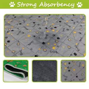 YK - Almohadillas de Entrenamiento Ecológicas sin Perfume para Perros, Súper Absorbentes, de Secado Rápido, a Prueba de Fugas, 100% Poliéster - Product Image 4