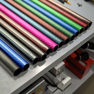 Customized CRP Braided Textured Carbon Fiber Tubes - Product Image 1