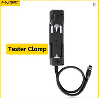 FNIRSI HRM-10 batterie mètre de résistance interne Kelvin Clip 18650 26650 test sonde stylo batterie Clip connecteur rond accessoire