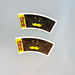 แก้วกระดาษเคลือบ PE พิมพ์โลโก้ตามสั่ง สำหรับกาแฟ หนา 150-320 แกรม - Product Image 5