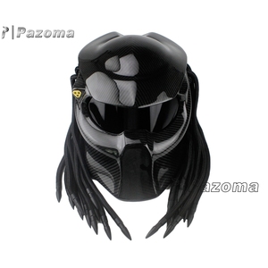 <span class=keywords><strong>Casco</strong></span> da Moto Predator <span class=keywords><strong>Integrale</strong></span> Iron Man in Fibra di Carbonio Caschi da Guerriero Superman - Product Image 1