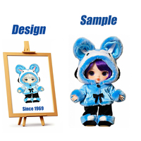 Figurine en peluche garçon avec lunettes de soleil amusantes, personnalisable, de la marque Shengye, fournisseur OMZ, pour la publicité professionnelle