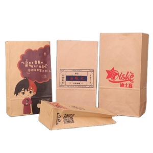 Bolsa de Papel Kraft Personalizada Ecológica para Llevar Comida Rápida, Hot Dogs, Hamburguesas, Pollo Frito, Resistente a la Grasa - Product Image 1