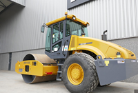 Modèle professionnel XS113E de rouleau de route de 10 tonnes, machines de construction résistantes avec la basse consommation de carburant