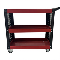 Usine source |   Chariot à outils en acier SPCC à trois niveaux - Chariot de rangement mobile