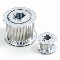 Poulie de distribution OEM MXL 16T usinée CNC, personnalisable, alvéole 6mm, largeur courroie 6mm, en aluminium, avec vis de réglage, pour moteur pas à pas