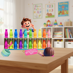 Nouveauté Jouet pour enfants Boissons en plastique Bouteille <span class=keywords><strong>de</strong></span> collision Jouet éducatif <span class=keywords><strong>Jeux</strong></span> <span class=keywords><strong>de</strong></span> table <span class=keywords><strong>de</strong></span> devinettes et d'association - Product Image 1