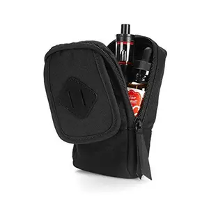 Portable Tobacco Glass Pipe Travel Pouch Smoking Pen Carrying Shoulder Bag Case