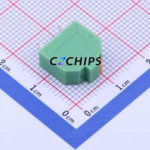 KF250NH-5.08-1P Spring Terminal Block Through hole Component (THT),P=5.08mm Connector 1x1P 5.08mm Green 1P - Product Image 2