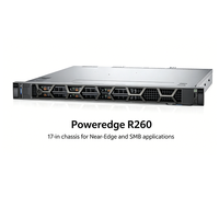 Serveur Rack 1U PowerEdge R260 Xeon à Profondeur Réduite pour PME et Bureaux à Distance – En Stock