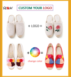 2025 nouvelle vente espadrilles de couleur unique femmes respirant plat espadrilles décontractées pour hommes et dames - Product Image 4