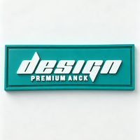 Patch en silicone PVC souple personnalisé, logo en relief 3D, badge thermocollant pour casquettes, chapeaux, sacs, vêtements
