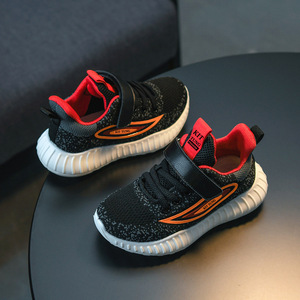 Tênis Unissex para Crianças de 6 a 12 Anos, Respirável, em Malha, para Primavera e Verão, Calçados Leves para Corrida com Fecho de Velcro - Product Image 4