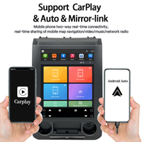 12.1'' Android Carplay Auto untuk Ford F150 F250 F350 F450 2016-2021 Layar Vertikal Radio Mobil Pemutar Multimedia GPS Navi Stereo