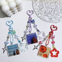 Nouveau porte-clés polyvalent personnalisé en alliage de zinc, style luxe, design appareil photo Polaroid, pour pièces de monnaie et disques vinyles japonais, thème Terre
