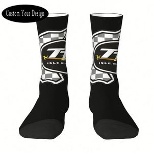 Chaussettes <span class=keywords><strong>de</strong></span> course <span class=keywords><strong>de</strong></span> <span class=keywords><strong>moto</strong></span> personnalisées ODM Isle <span class=keywords><strong>Man</strong></span> TT unisexes, chaussettes <span class=keywords><strong>de</strong></span> course mignonnes, antibactériennes, respirantes, en spandex/polyester/coton - Product Image 1