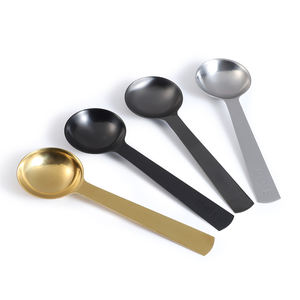 Elegante Küchen-Messlöffel Gold, Schwarz, Silber mit Laser-Logo - Product Image 1